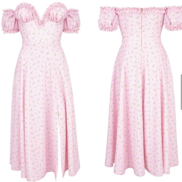 House of CB Lauren Floral Off-Shoulder Dress - Picture 9 of 9